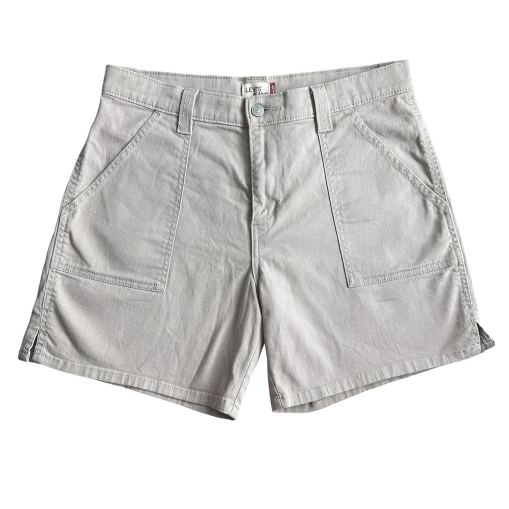 Levi's Women's Beige Cargo Jean Shorts
